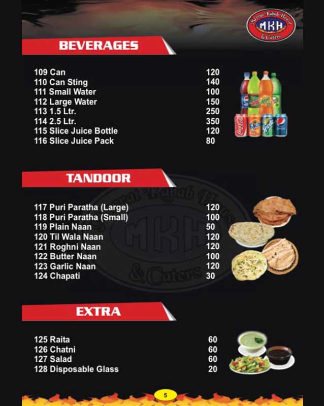 Meerath Kabab House & Caters menu