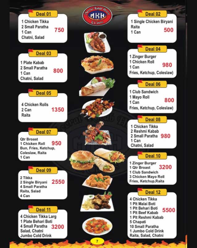 Meerath Kabab House & Caters menu