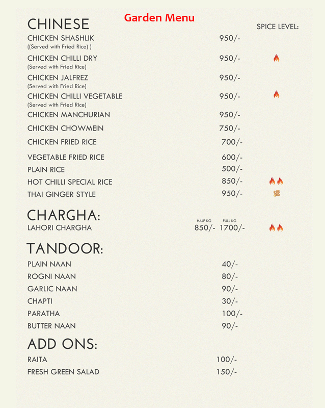 Mehran Sajji & Caterers menu
