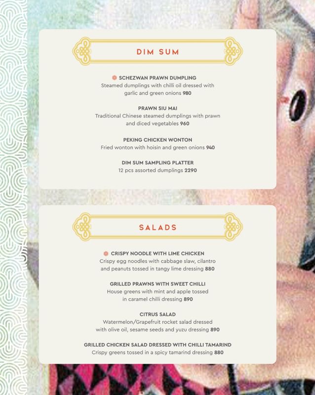 Shanghai Social menu