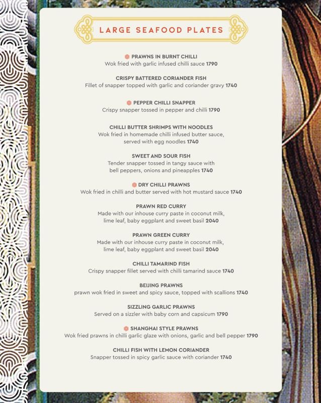 Shanghai Social menu
