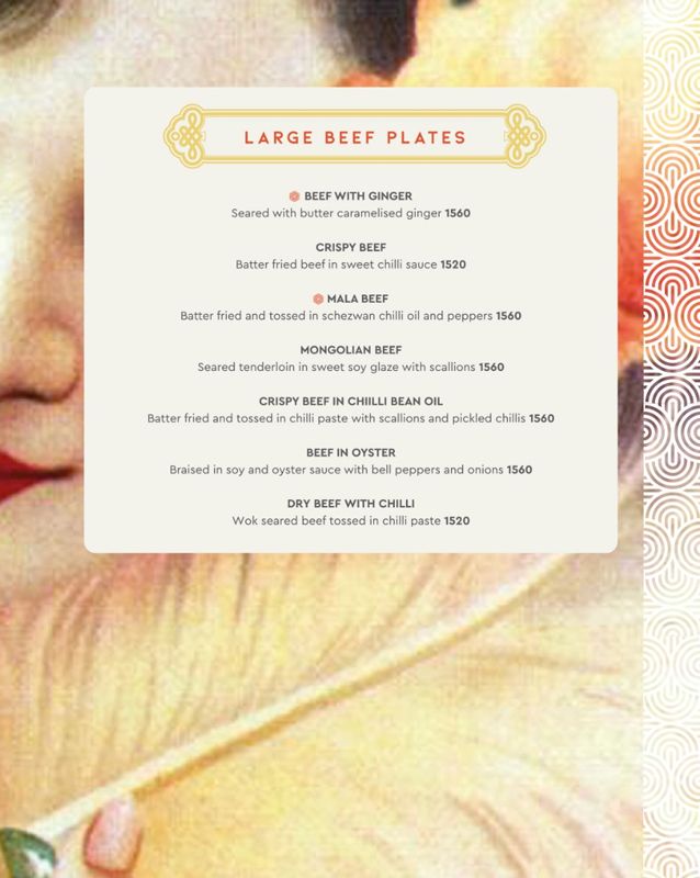 Shanghai Social menu