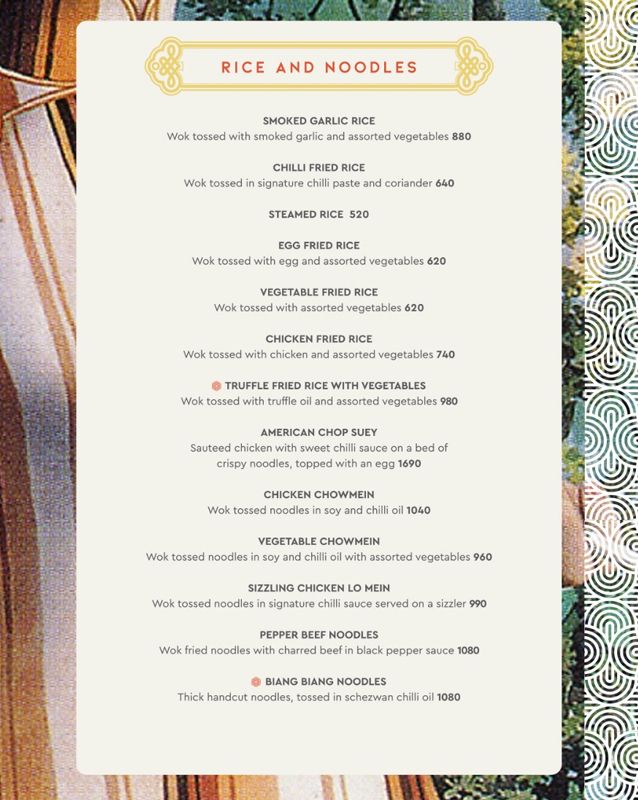Shanghai Social menu