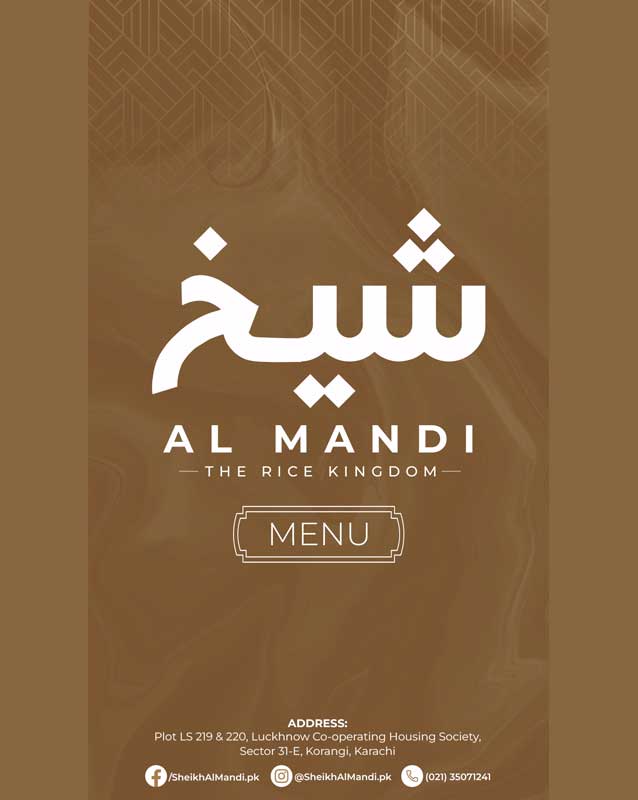 Sheikh Al Mandi menu