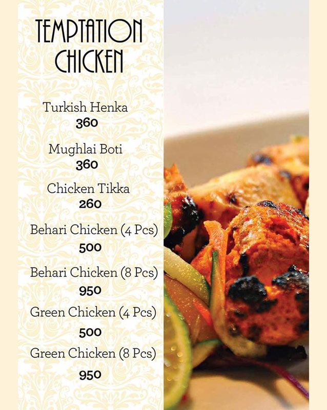 Sheikh Jee menu