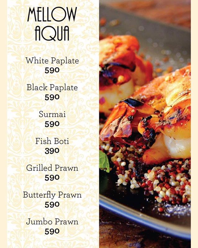 Sheikh Jee menu