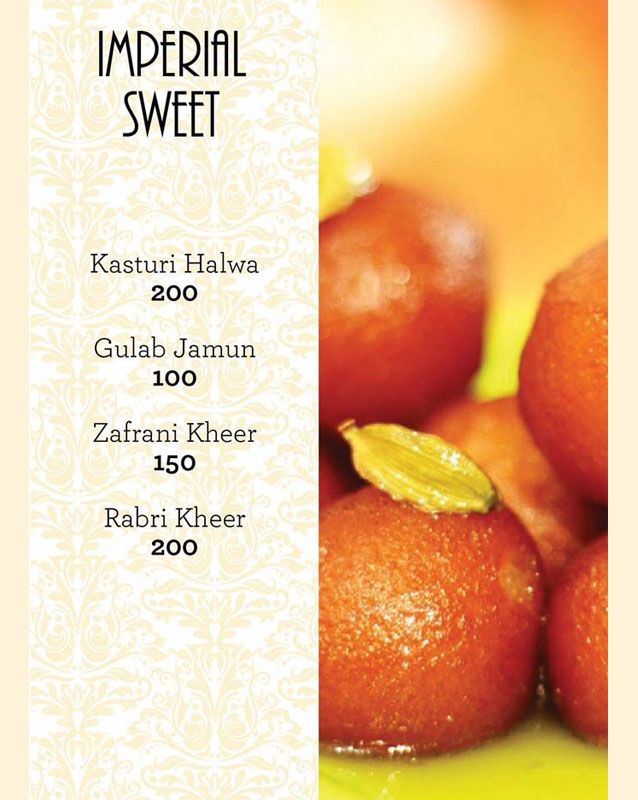 Sheikh Jee menu