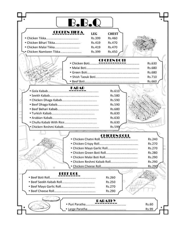 Mohsin Foods menu