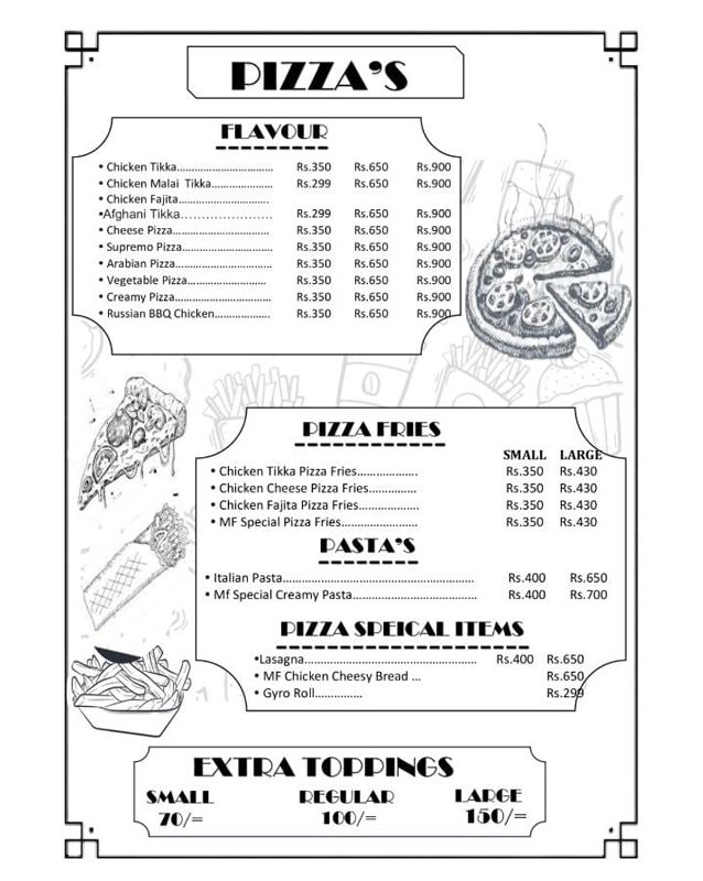 Mohsin Foods menu