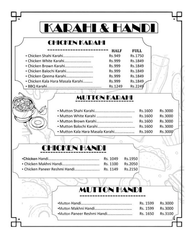 Mohsin Foods menu