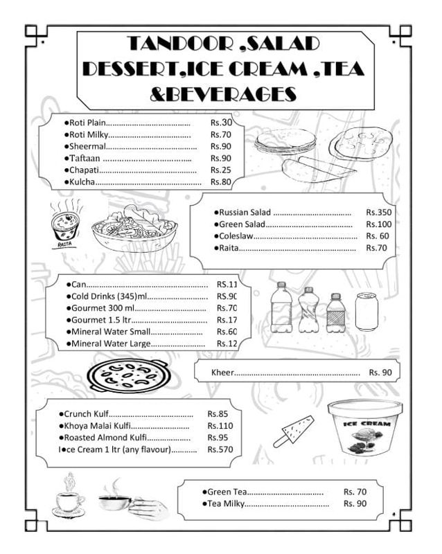 Mohsin Foods menu
