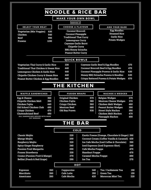 Solails menu
