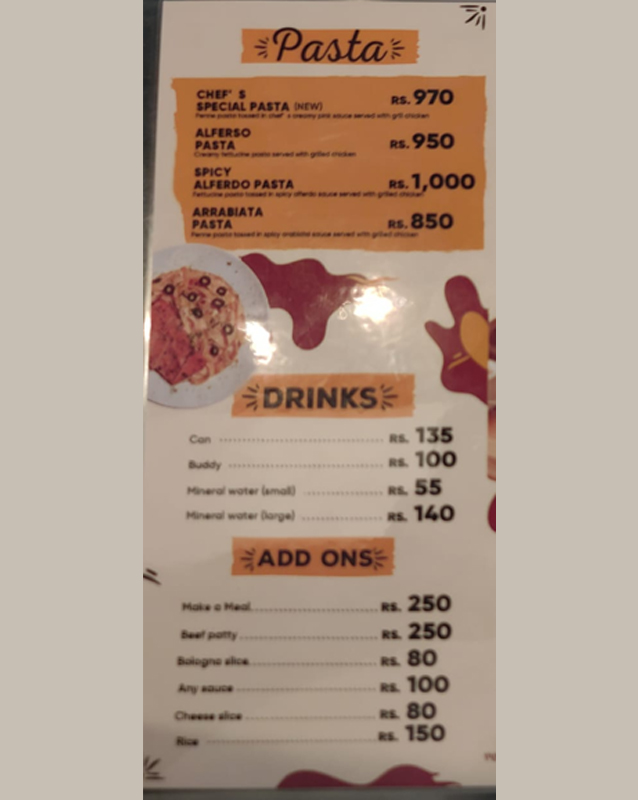 Sorriso menu