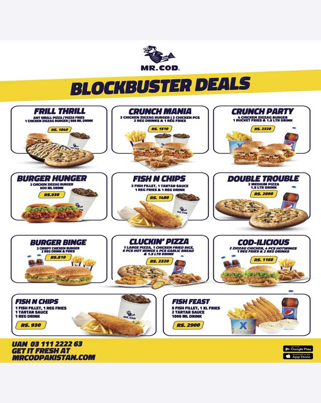 Mr.COD menu
