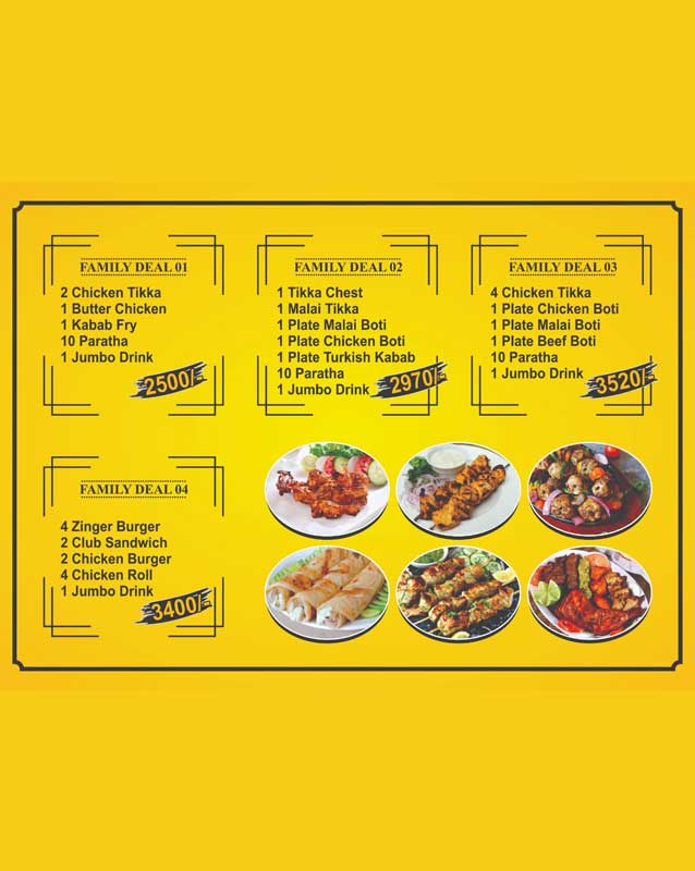Spicy Khan Restaurant menu