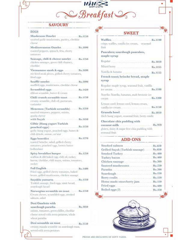 Mâmiche by Easy menu