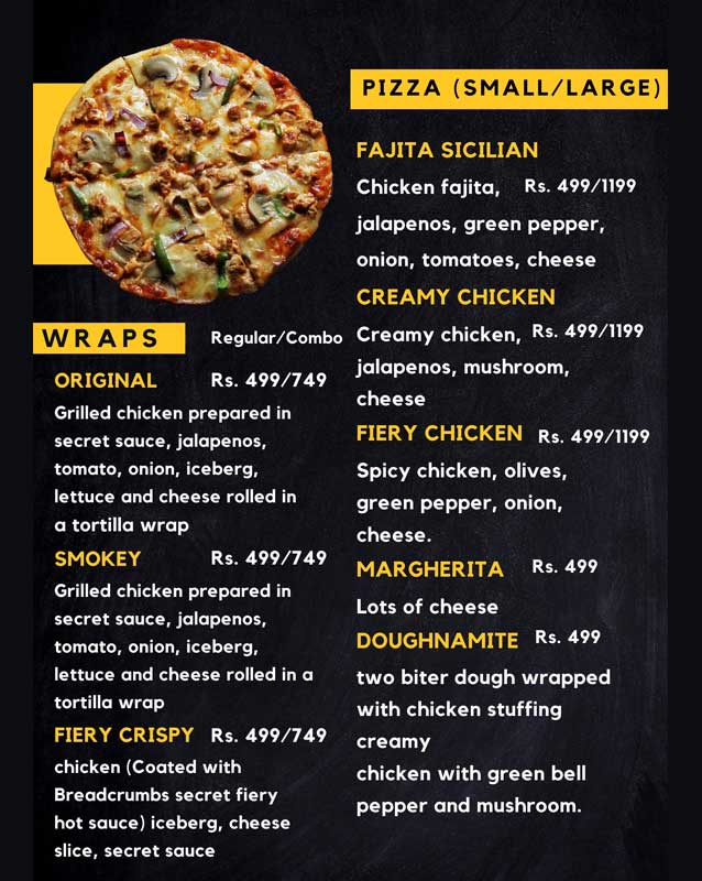 Street Kitchen menu