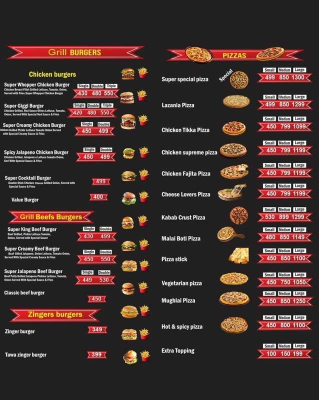 New Baithak menu