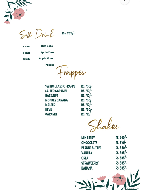 Swing 2.0 menu