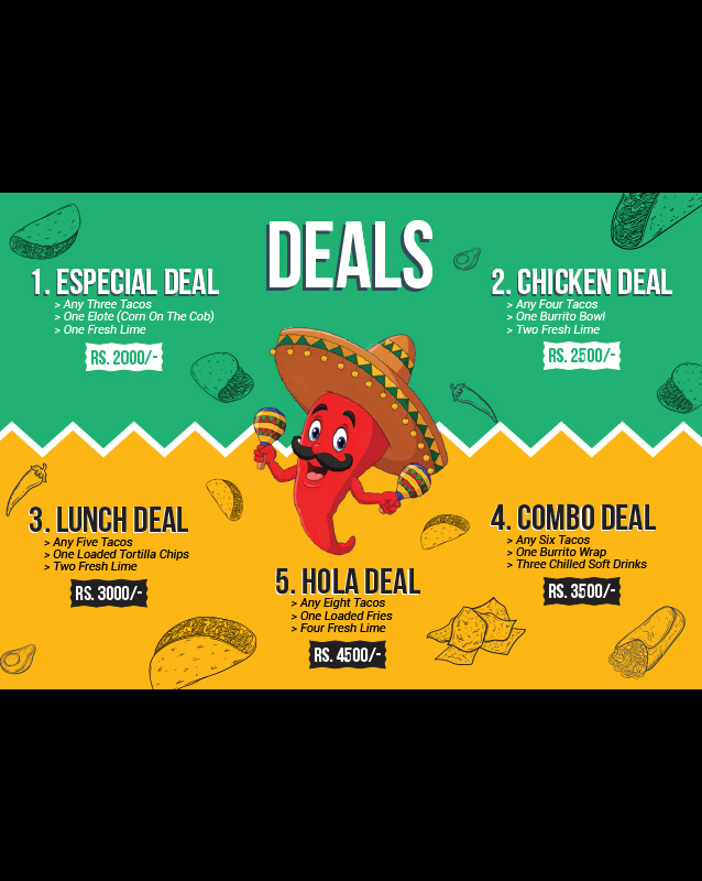 Tacocat menu
