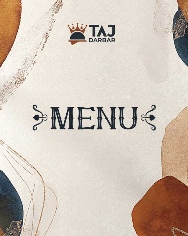 Taj Darbar menu