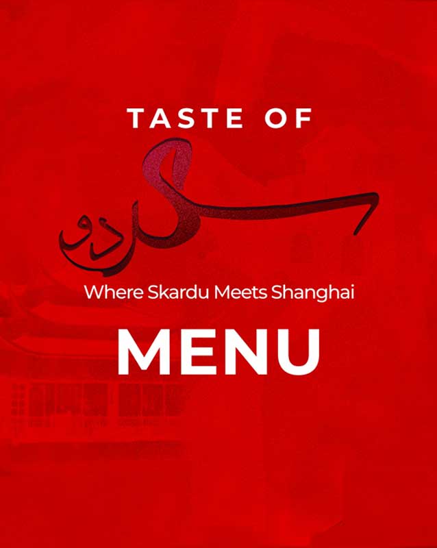 Taste of Skardu menu