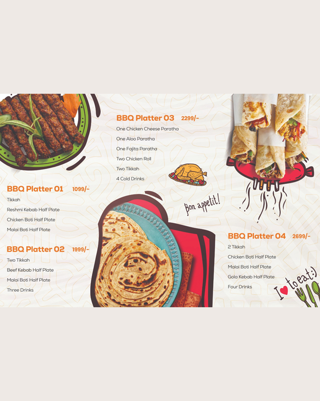 Tealicious Cafe menu