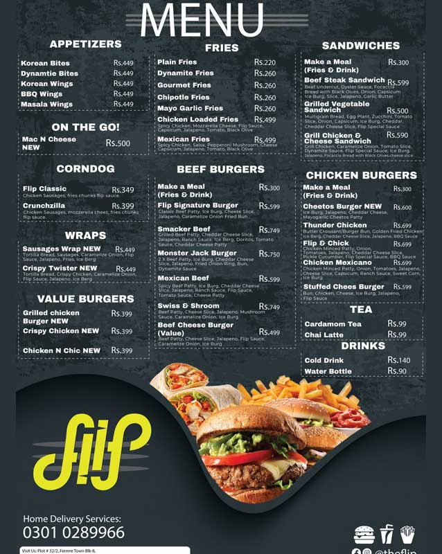 The Flip menu
