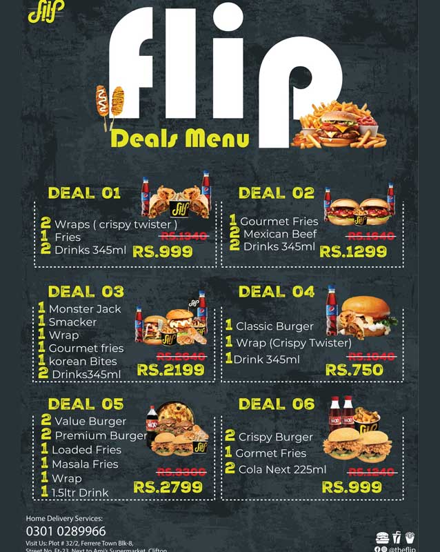 The Flip menu