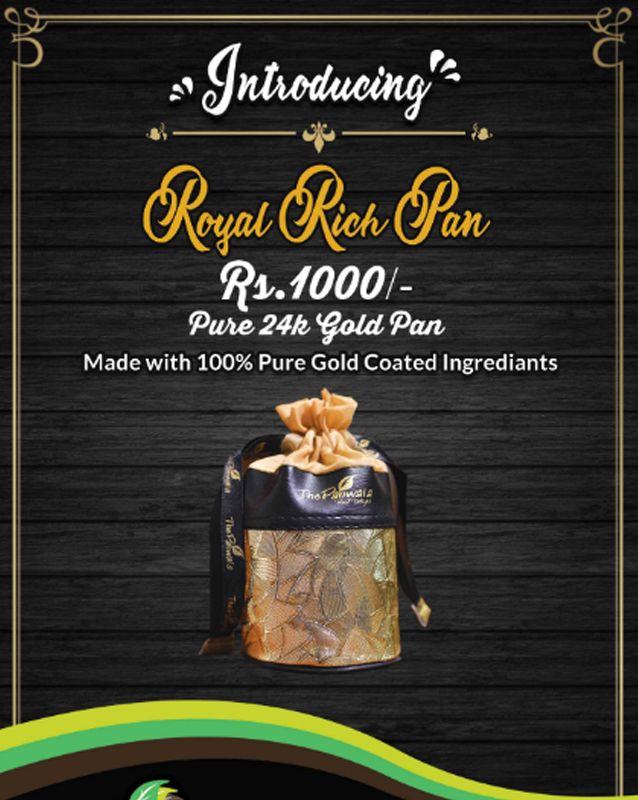 The Panwala menu