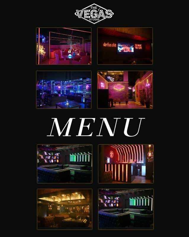 The Vegas Studio menu