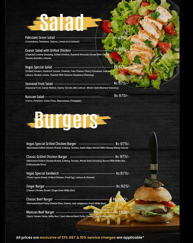 The Vegas Studio menu