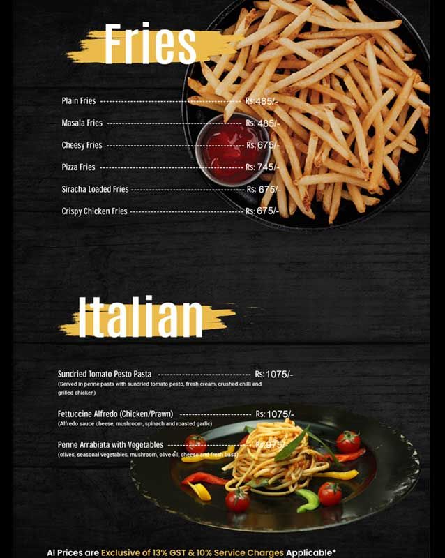 The Vegas Studio menu