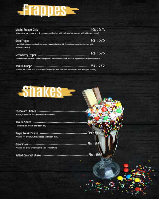 The Vegas Studio menu