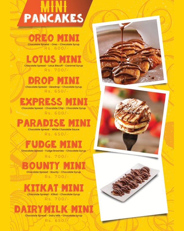 The Waffle Station menu