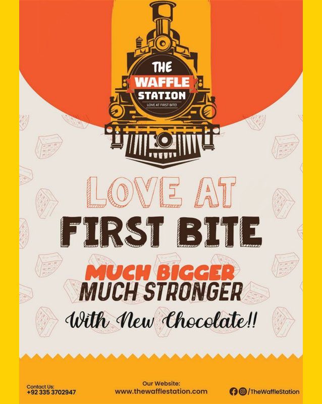 The Waffle Station menu
