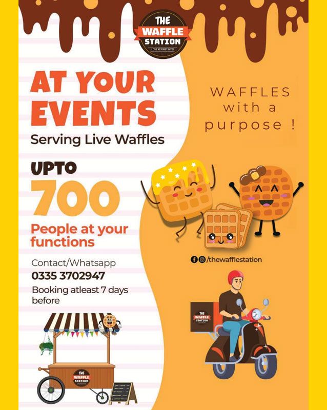 The Waffle Station menu