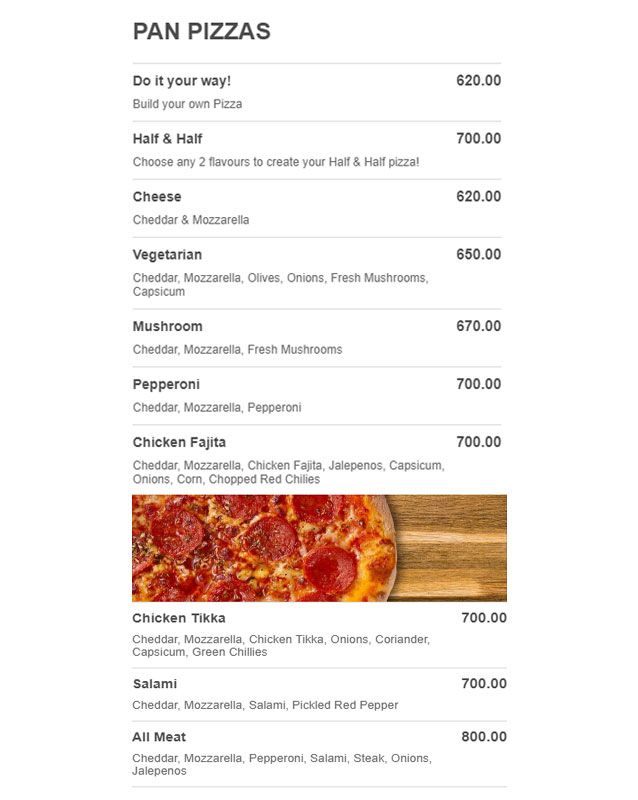 This or That menu