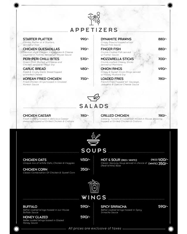 Time Out menu