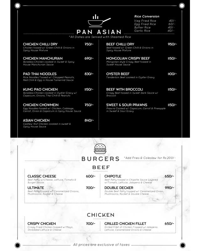 Time Out menu