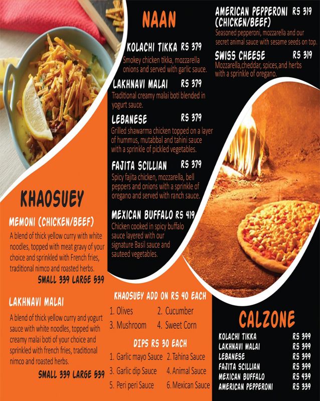 Vyaruu menu