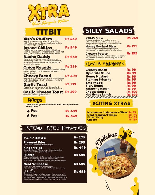Xtra menu
