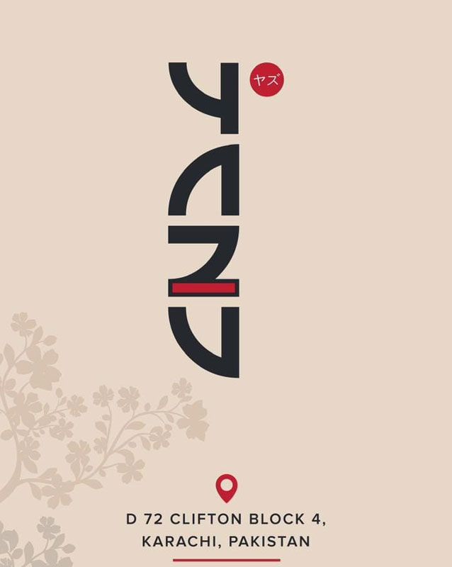Yazu Pakistan  menu