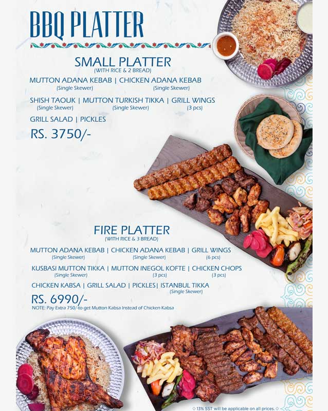 Zeytin menu