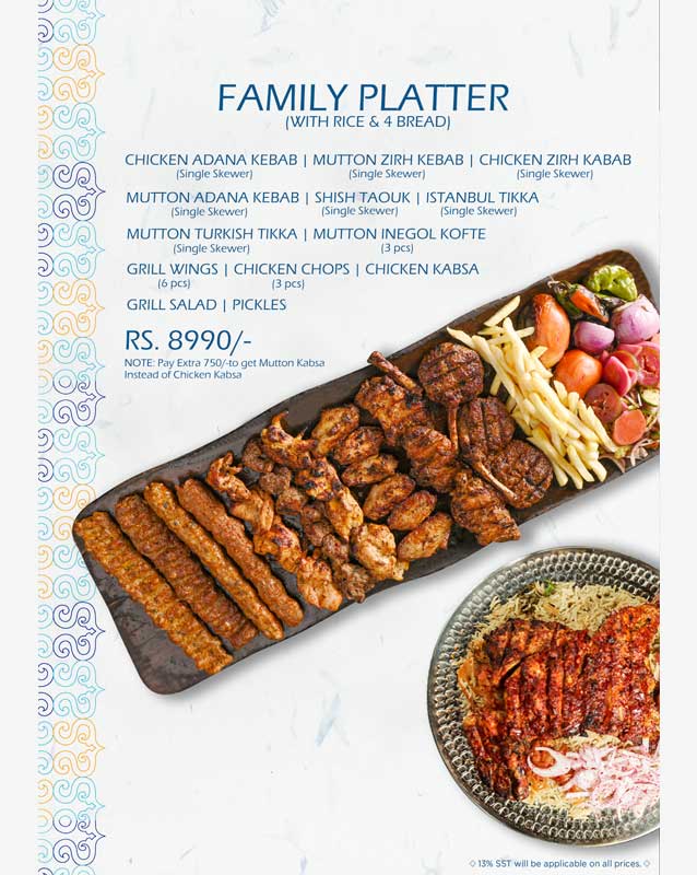 Zeytin menu