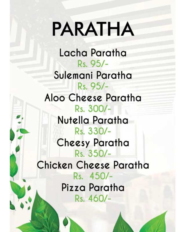 Nytery menu
