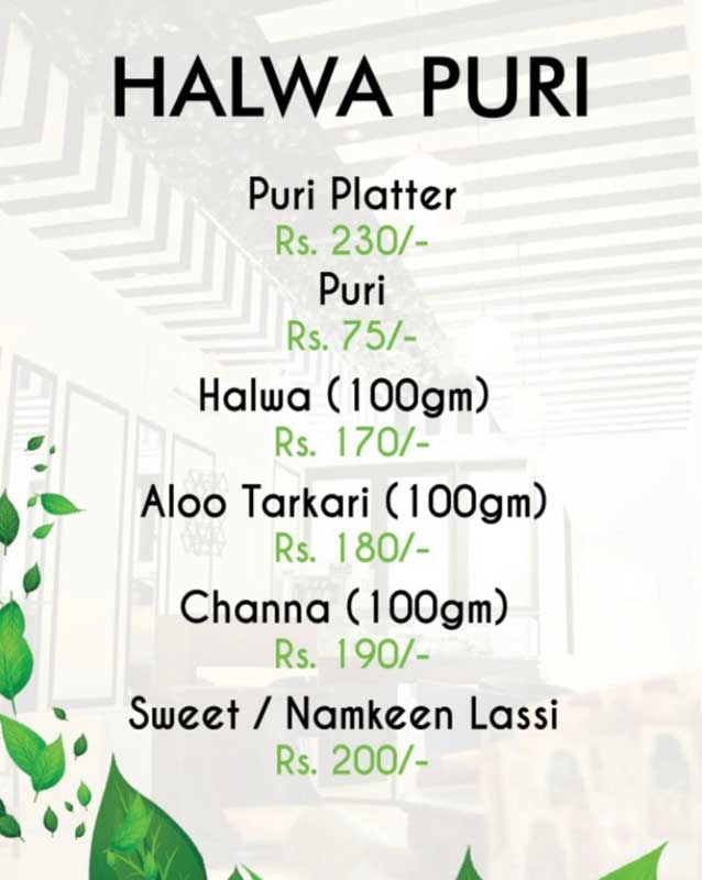Nytery menu
