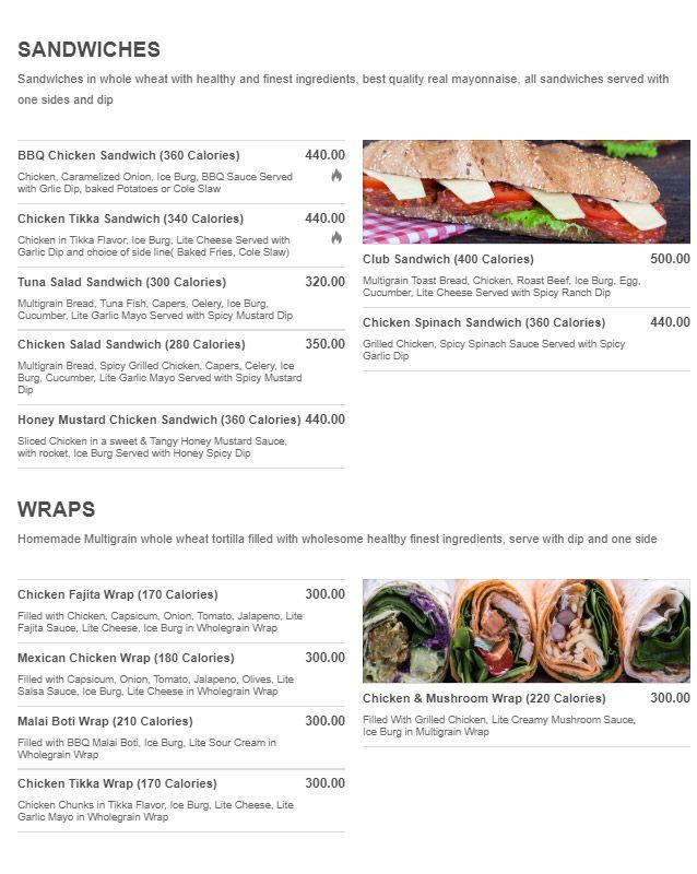 Paleoist menu