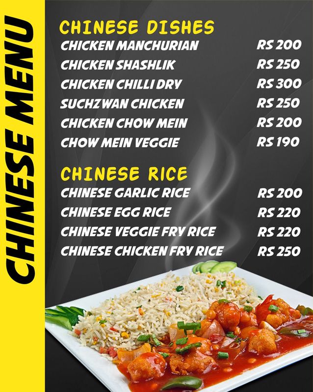 Papa Bob's Food Lab menu