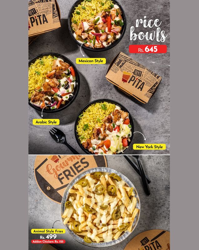 PITA - The Shawarma Revolution menu